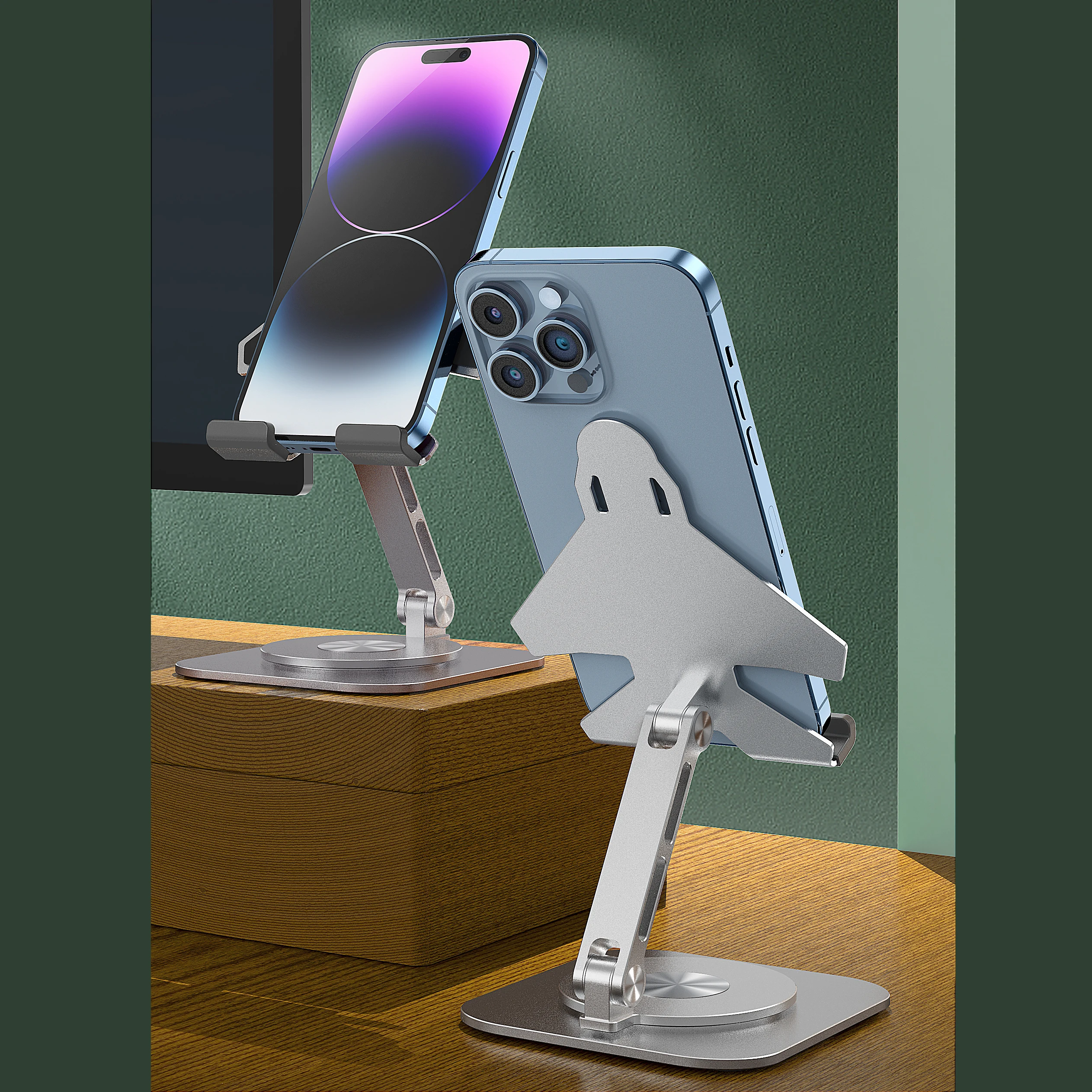 Настольная подставка для телефона из алюминиевого сплава держатель
