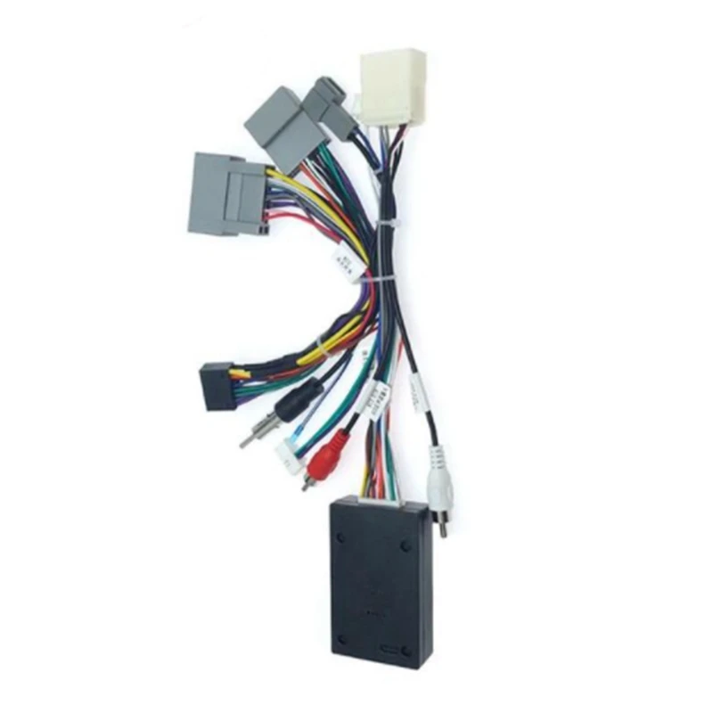 16 Pin Android Power Cable Adapter With Canbus Box For Honda Civic Crv Media Wiring Harness