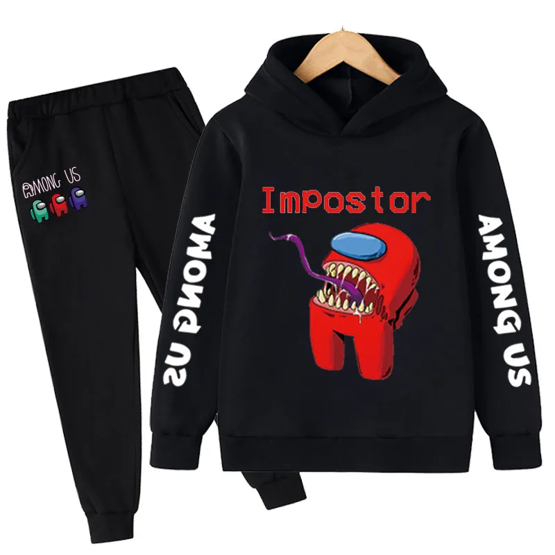 

2022 Hot Games between us Kids Casual Suit Street Fashion Printed Clothing Stickers Hot Sale