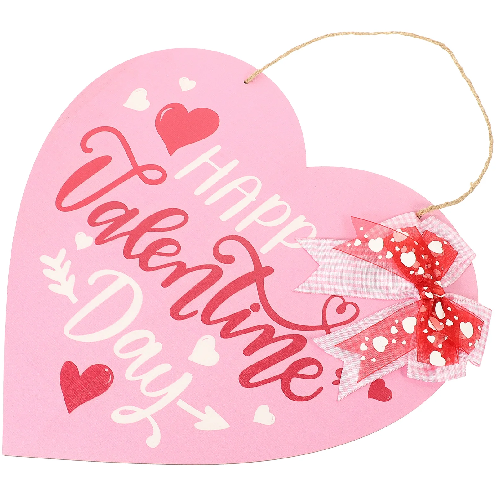 

Valentine Sign Day S Door Hanging Heart Plaque Wall Wooden Happy Wedding Wood Front Decorations Valentines Signs Decor Welcome