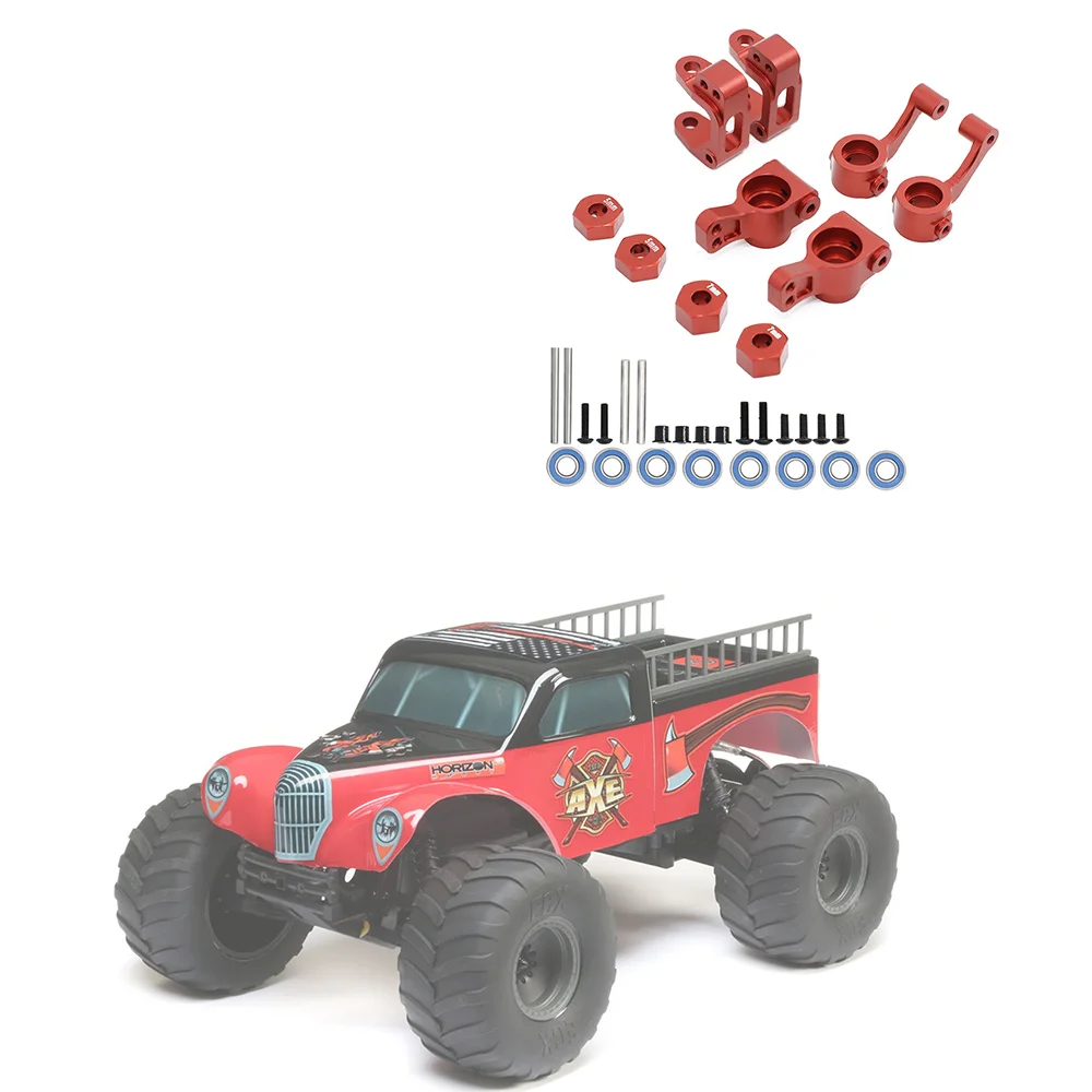 Магнитный блок Задняя Ступица и шестигранные адаптеры для 1/10 ECX 2WD серии Ruckus Torment