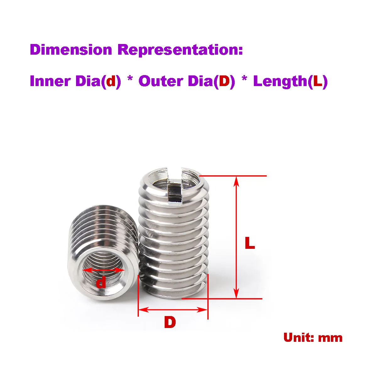 

304 Stainless Steel Internal And External Thread Nut/Conversion Nut/Socket Screw/Thread Sheath M3M4M5M8M10M12M16