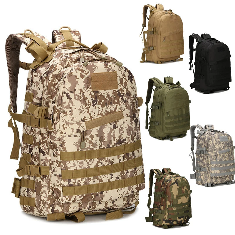 

45 л 3D уличный спортивный военный тактический рюкзак армейская облегченная модульная система переноски снаряжения штурмовая сумка рюкзак д...