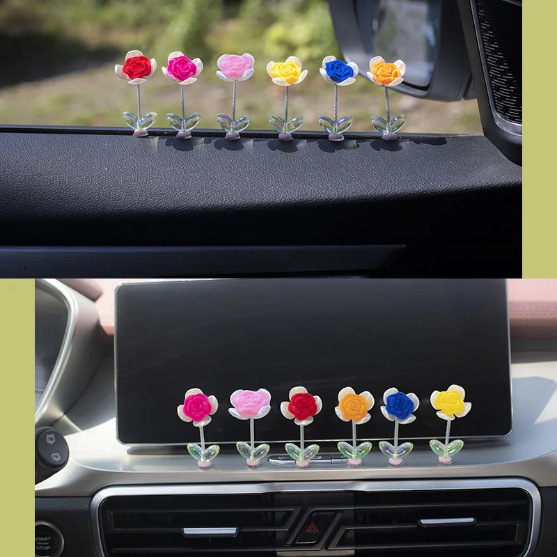 6 шт./набор декоративные Пружинные головки в виде четырехлистного клевера