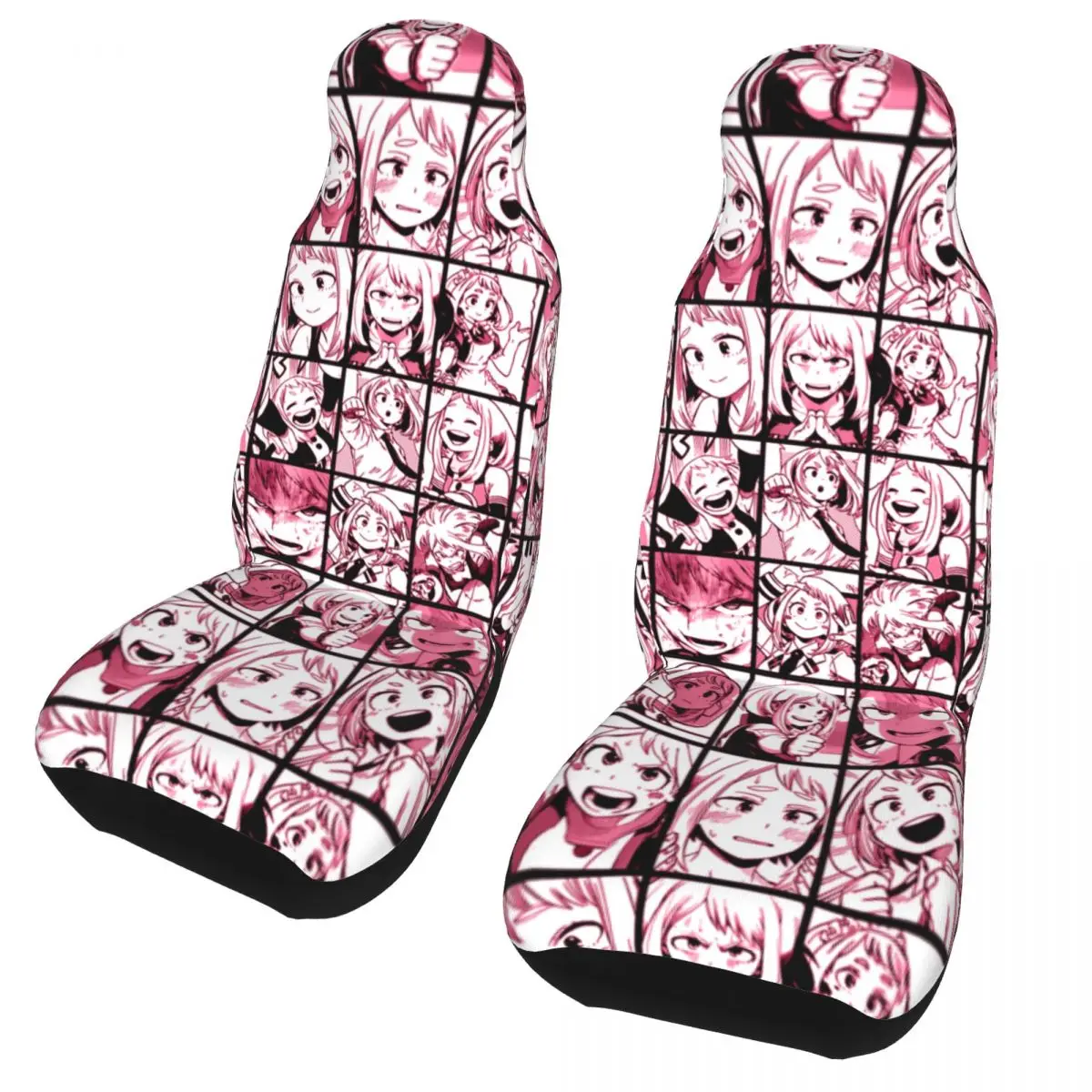 

Uraraka Ochako Universal Car Seat Cover Four Seasons For SUV Boku No My Hero Academia Manga Car Seat Covers Fiber Fishing