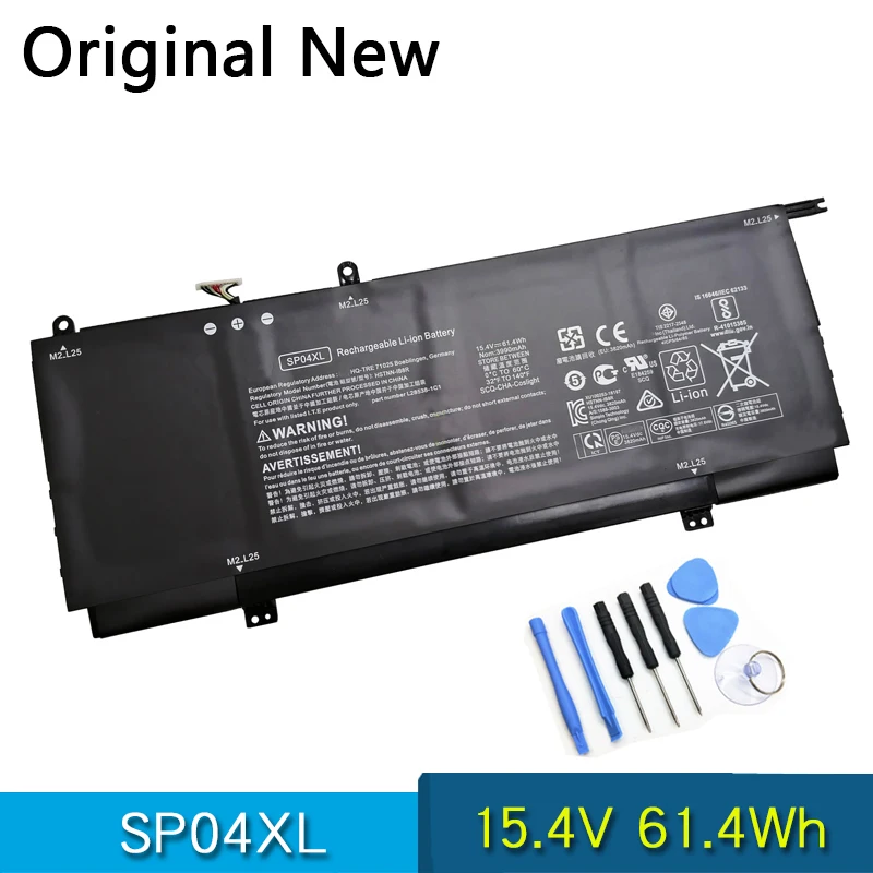 

Оригинальный аккумулятор SP04XL для HP Spectre Chromebook x360 13-AP 14-DA HSTNN-IB8R/OB1B L28538-1C1/AC1 L28764-005/Q203/Q204