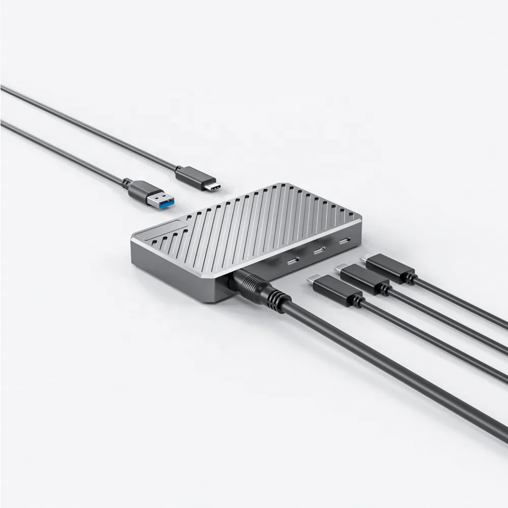 Фото 2022 USB4.0 5 в 1, совместимый с M1 Mac, 40 Гбит/с, 8K30 с выходом 85 Вт, концентратор USB4 для ноутбука с громовым портом №1