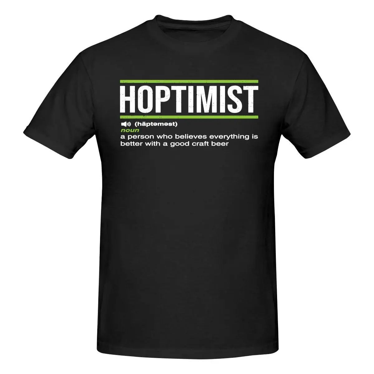 

Hoptimist Vintage T Shirt O-neck Cotton Short Sleeve T Shirt Men