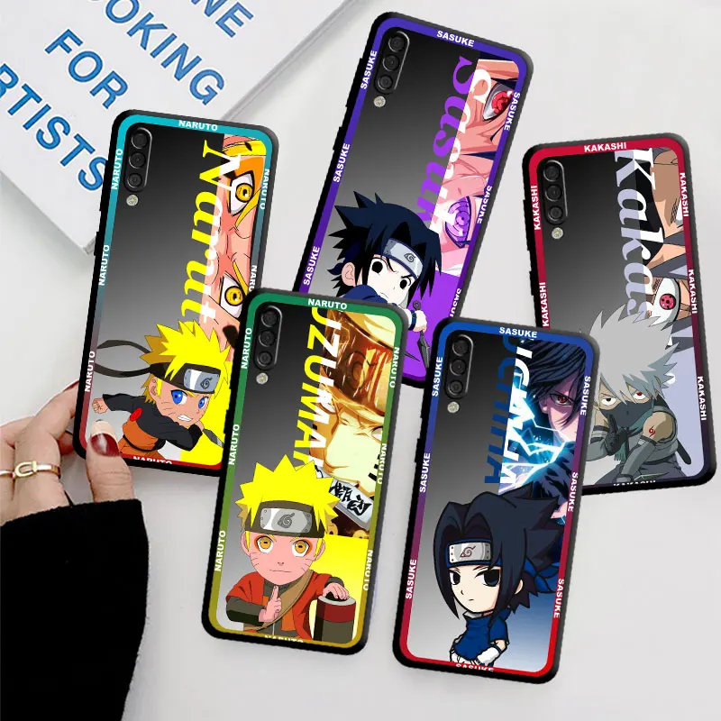 

Japan Comics Anime Case for Samsung Galaxy A50 A02s A70 A10 A10s A90 A51 A02 A01 M52 M31 M30S Black Silicone Soft Cover