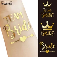 wedding decorations tattoo sticker team bride bachelorette party decorations marriage bride to be party supplies bridesmaid gift