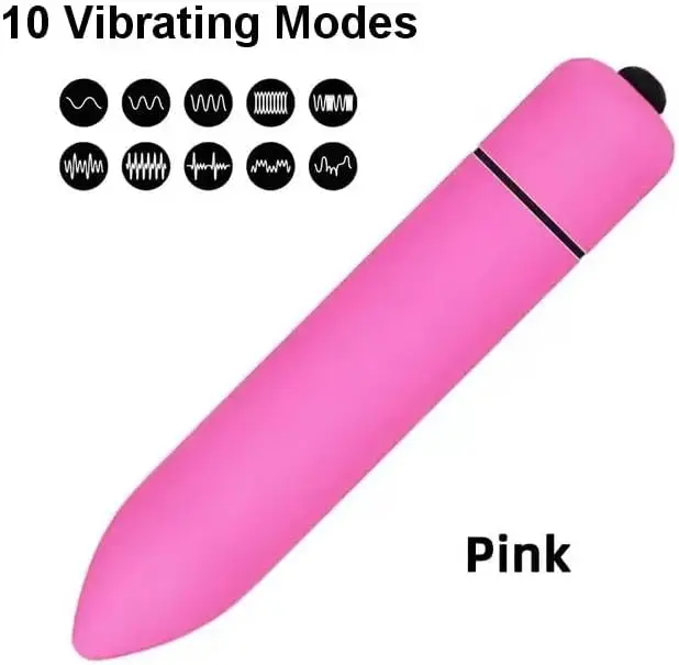 Вибропуля Quiky II Mini 3 75 дюйма 10 режимов вибрации водонепроницаемый мягкий розовый