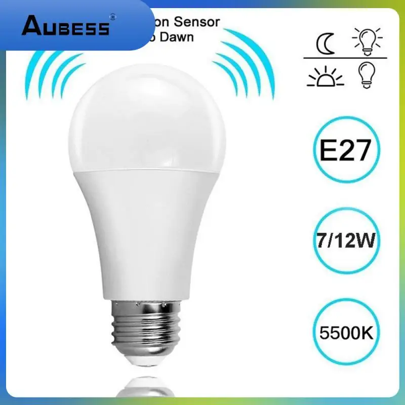 

1pcs Led Bulbs Smart Sensor Auto Sensitive Bulb Lamp Induction Automatic Induction Motion Sensor Light 220 V E27