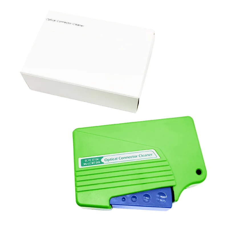 Optical Fiber Connector Cleane Fiber Conector Cleaning Box Cassette Fiber End Cleaner Fiber Cleaning Tool