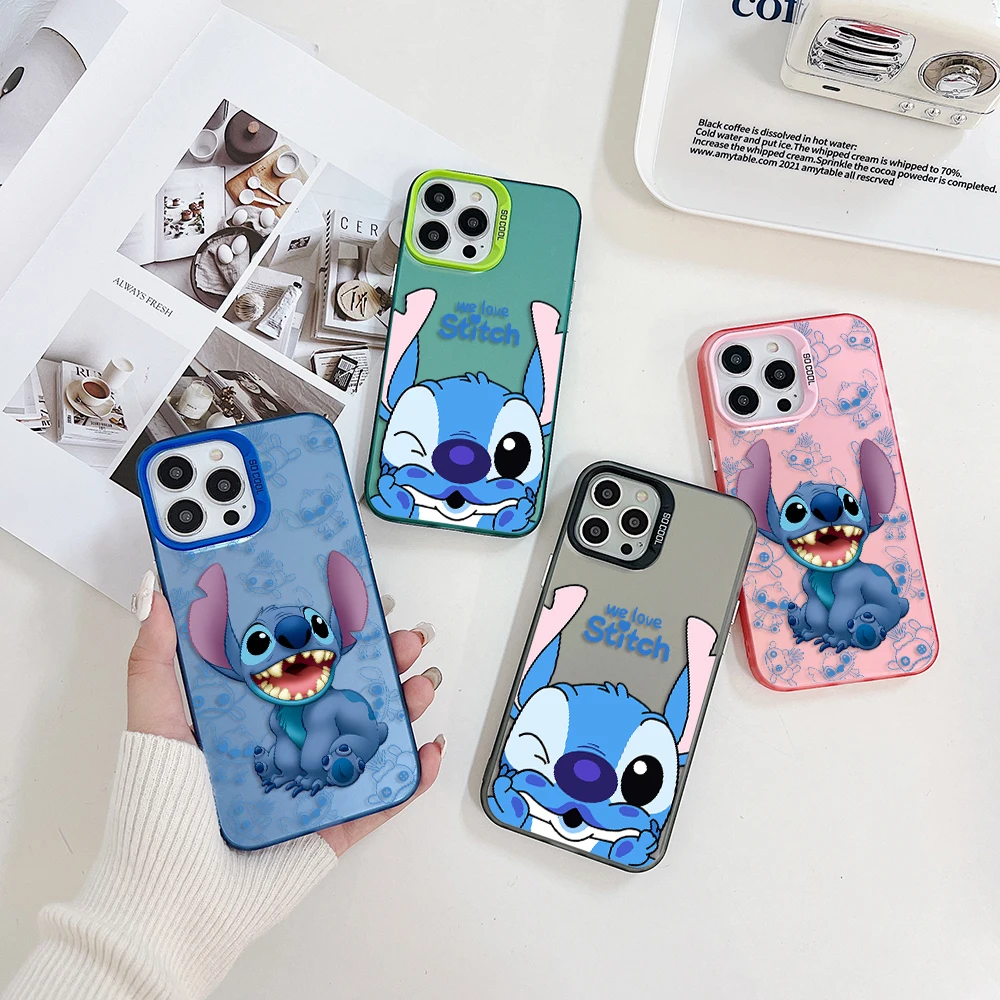 

Cartoon Stitch Boys Phone Case for Samsung A73 A72 A71 A54 A53 A51 A34 A33 A32 A31 A30 A24 A23 A22 A14 A11 A10 5G Hard PC Cover