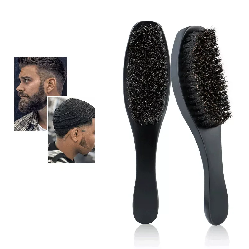 

New Man Brush Boar Bristle for Men's Mustache Shaving Comb Face Massage Facial Hair Cleaning Brush Bristle Comb Drop Shippin
