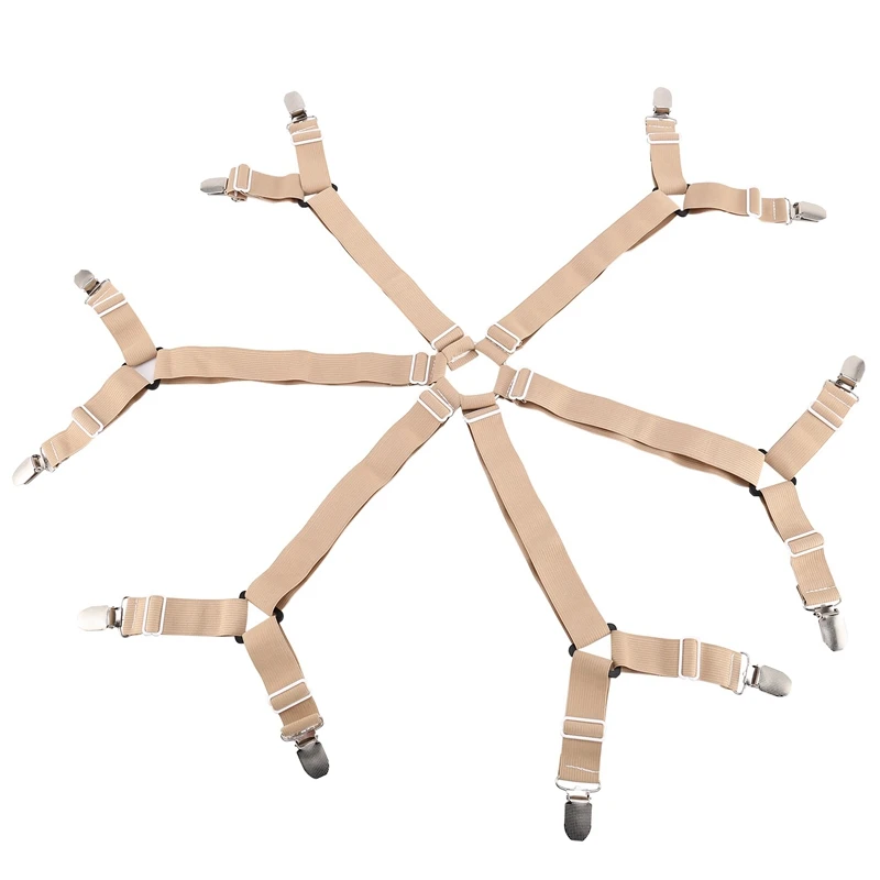 Держатель для простыни Регулируемый эластичный ремешок держатель фиксаторы