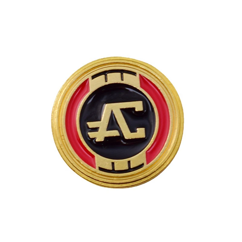 Игровая металлическая монета APEX из цинкового сплава, модель 2,5 см, 6 г, недорогой реквизит, набор из 10 штук