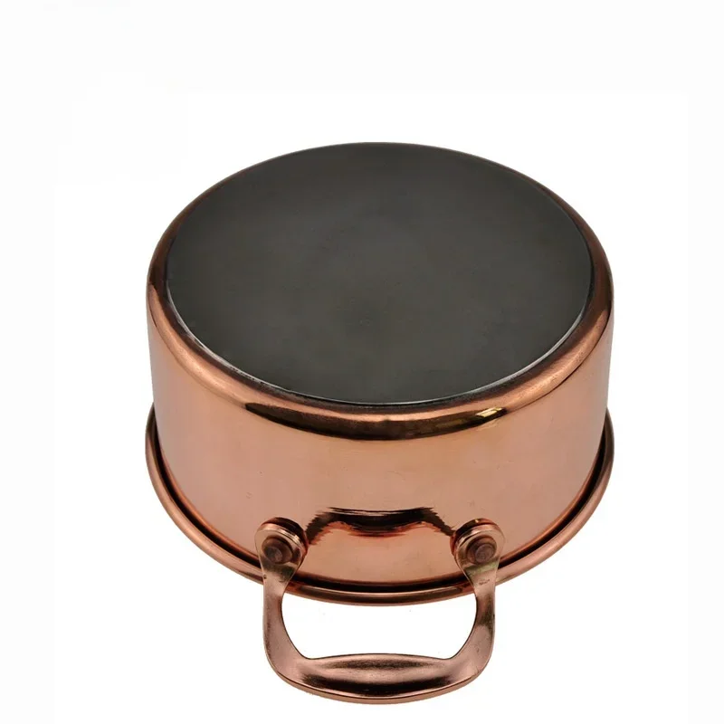 Однокамерный горшок из чистой меди композитный нижний размер в китайском стиле