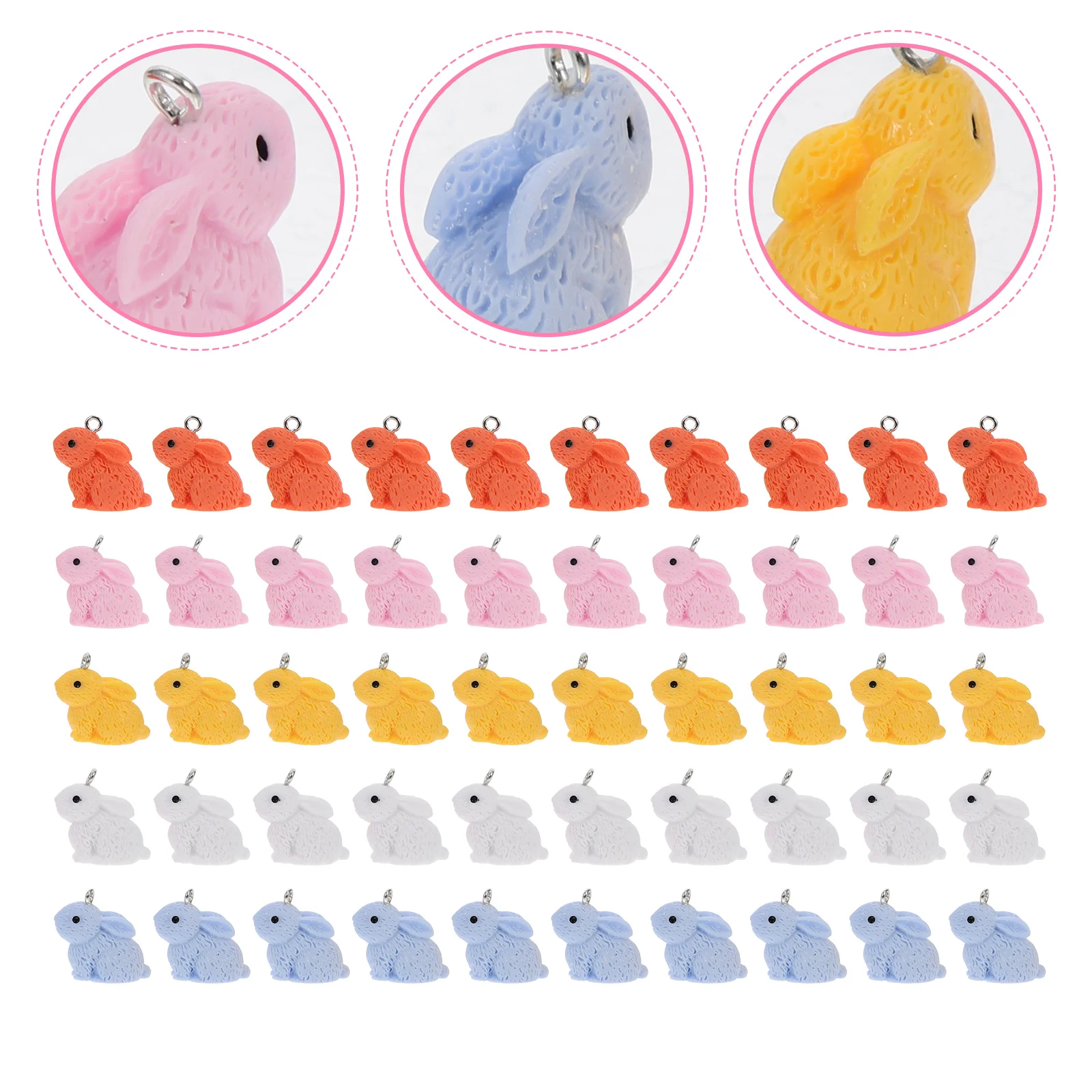 

Charms Jewelry Bunny Rabbit Earrings Accessories Diy Resin Pendants Pendant Bracelet Studs Ear Charm Makingmaterial Decor Beads