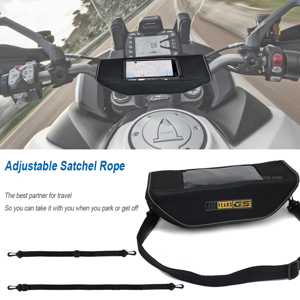 Motorcycle Waterproof And Dustproof Handlebar Storage Bag For BMW S1000R S1000RR F750GS F800GS F850GS R1200GS R1250GS ADV