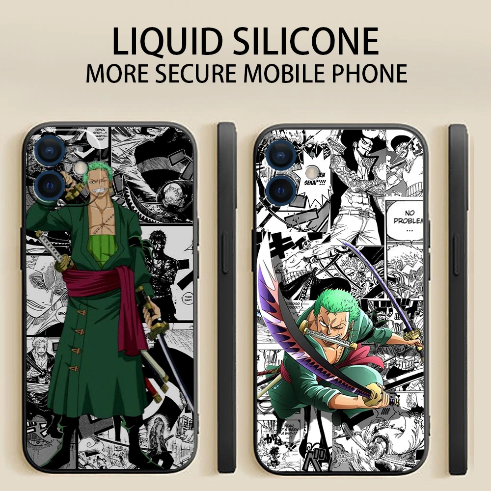 

ONE PIECE Phone Case For iPhone 11 12 13 Pro MAX Mini 6 6S 7 8 Plus X SR XS SE 2020 Soft Silicone TPU Anime Funda Cover Designer