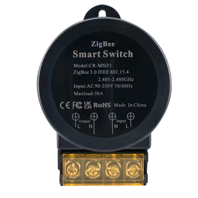 

Power Monitor Zigbee Switch 30A High Power AC90-250V Tuya Smart Life App Alexa Google Assistant Voice Control