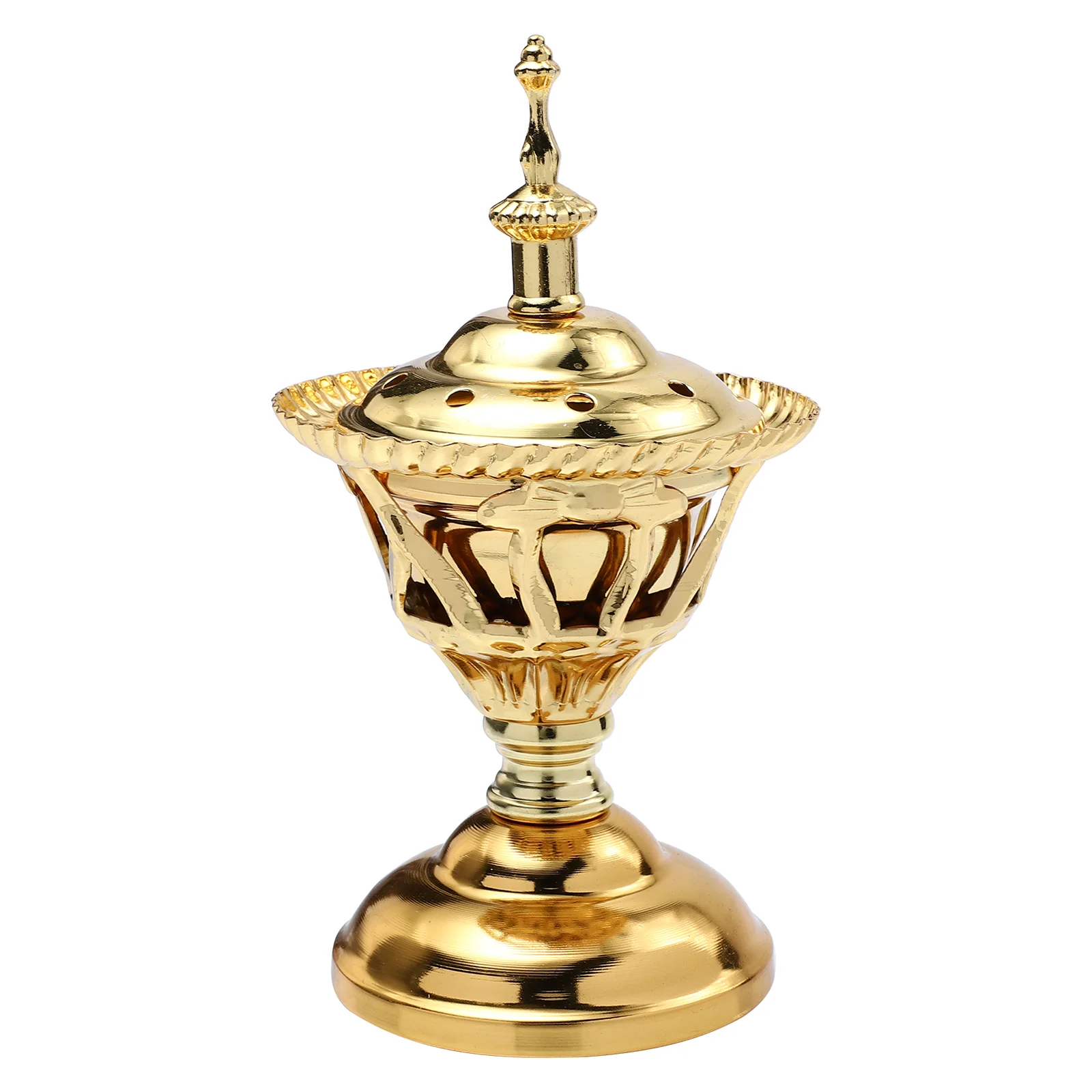 

Burner Holder Cone Stick Censer Backflow Sticks Bowl Lid Chinese Cones Coils Metal Golden Charcoal Resin Orthodox Ash Christian