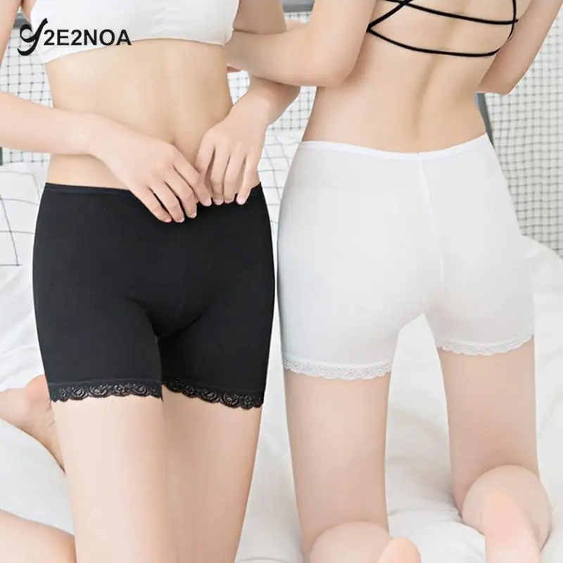 

Lace Seamless Underwear Safety Short Women Short Pants Boxers Slim Panties