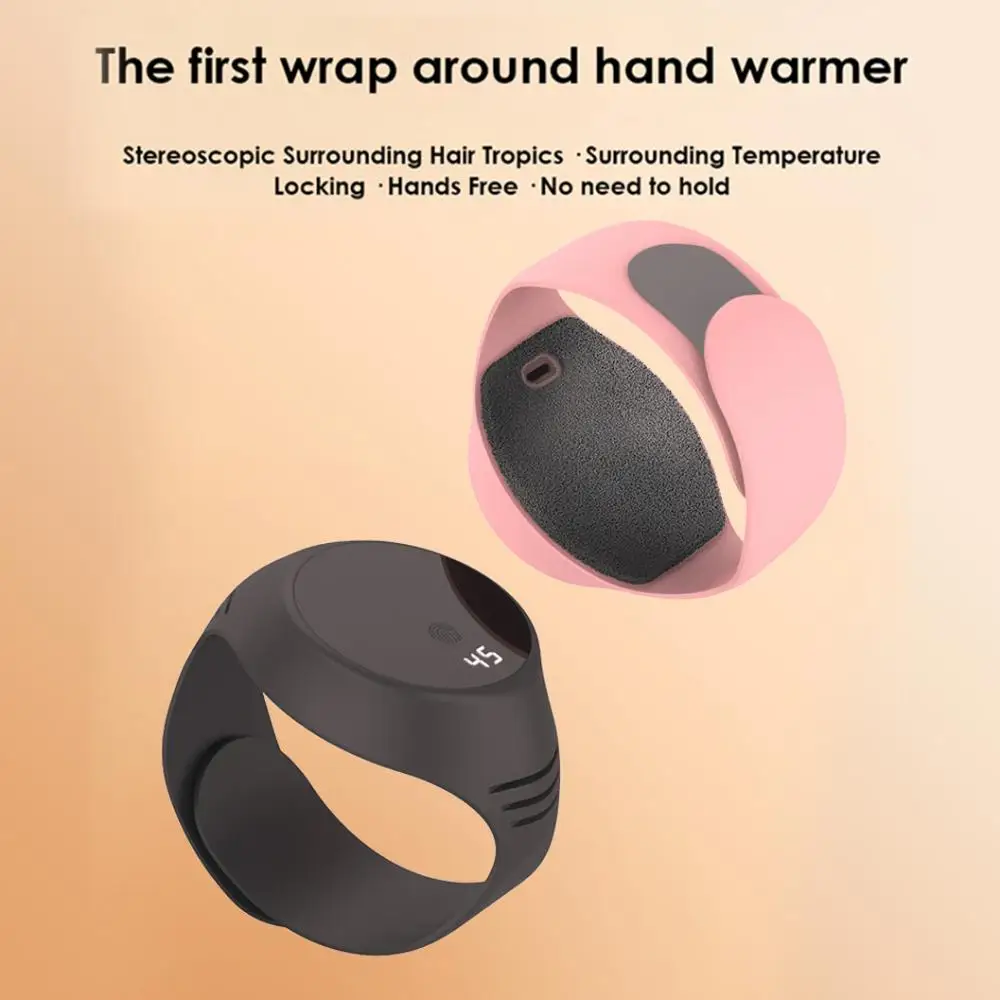 

Self-heating V Smart Hand Warmer Usb Digital Display Smart Touch Screen Intelligent Warming Bracelet 3rd Gear Adjustable