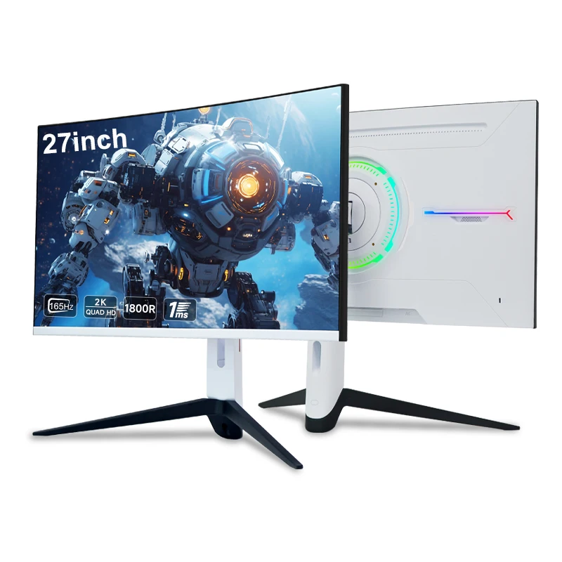 Фото Изогнутые мониторы 24, 32, 34 дюйма, IPS LCD, 144 Гц, 165 Гц, 4K, 1080P, 3440*1440P, ультраширокий игровой монитор для рабочего стола №4