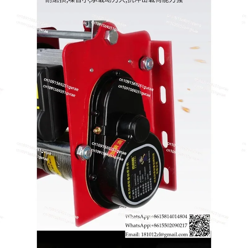 Cuerda alambre elevación eléctrica трубка acero portátil sentado cabrestante gr 09. hadiah 220v