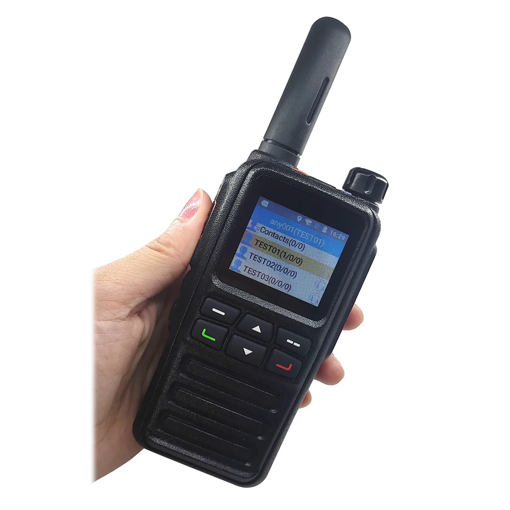 ANYSECU HD-720A Unlocked Android Radio Work with Zello / Real PTT /Walkie Fleet Wifi Radio 500KM Talk Range Waterproof
