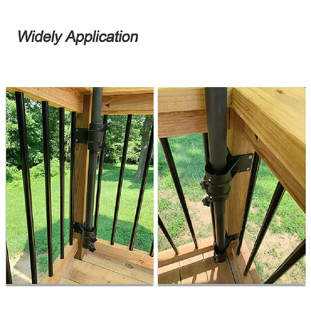 

Patio Umbrella Holder Accessories Balcony Bench Flexible Heavy Duty Mount Bracket Rainy Day Spare Parts Durable