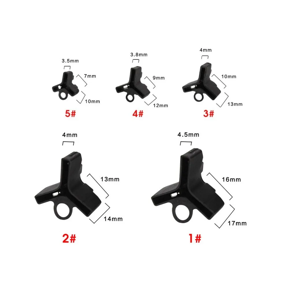

100pcs Fishing Treble Hooks Case Safety Covers Bonnets Fishhook Treble Cover Safety Holder Pesca Iscas Tackle Tools Accessories