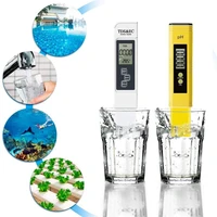 2pcs tds ec lcd meter 0 9990ppm digital water tester 0 0 14 0 ph meter water purity ppm aquarium filter dropshipping