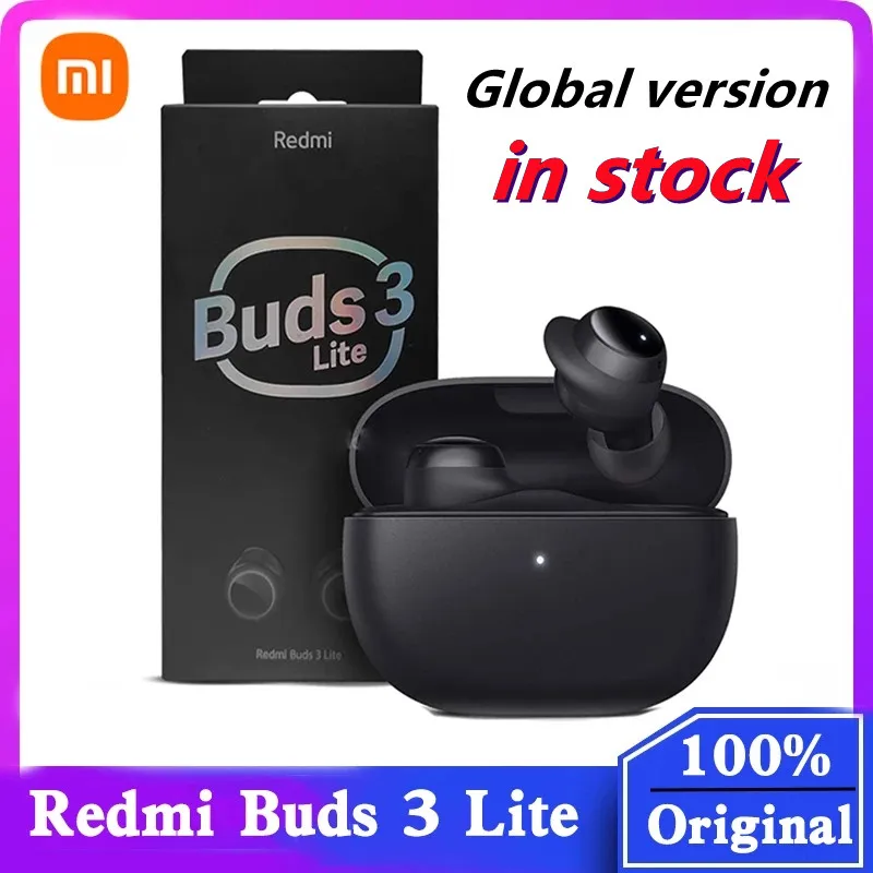 

Original Global Version Redmi Buds 3 Lite Xiaomi Earphone TWS Wireless Headphones Bluetooth Gaming Headset Mi Earbuds With Mic
