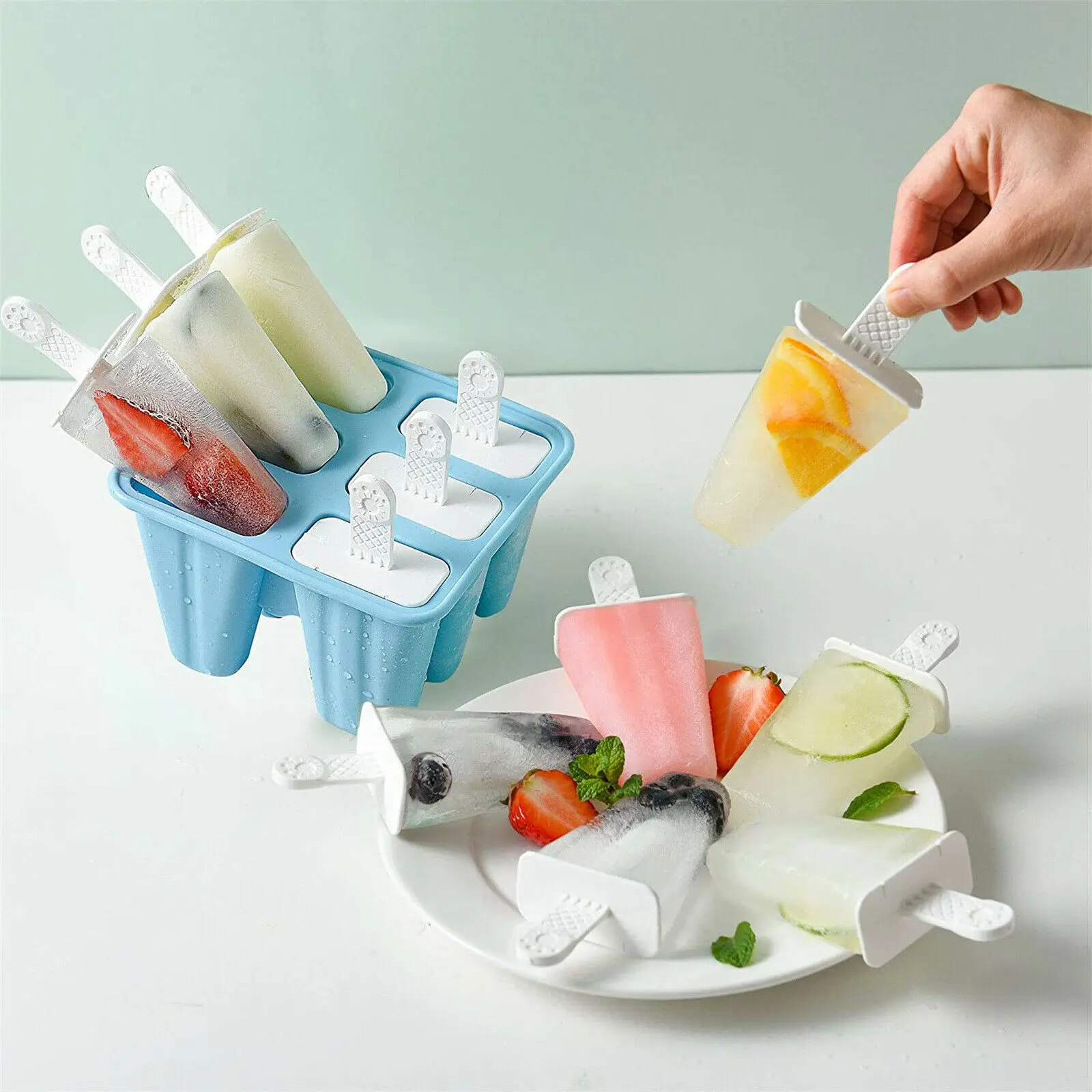 

Силиконовая форма для мороженого, 6 ячеек