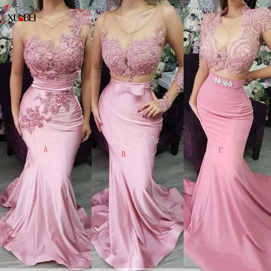 

Vestidos De Fiesta De Noche Mermaid Bridesmaid Dresses Beading Formal Lady Party Dresses Vestido De Festa Custom Dresses