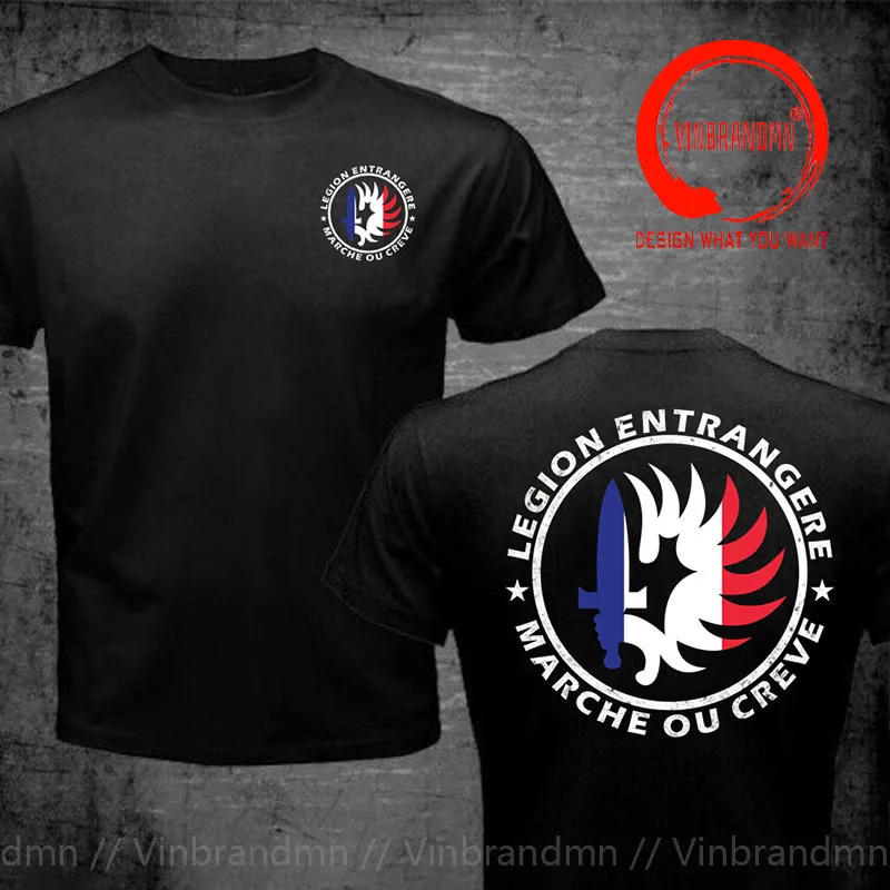Футболка мужская с надписью Легион французский иностранный
