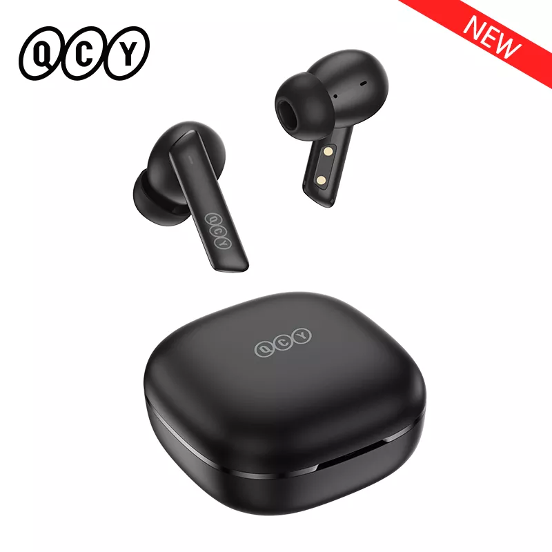 QCY HT05 ANC Wireless Earphone 40dB Noise Cancelling Bluetooth 5.2 Headphone 6 Mic ENC HD Call TWS Earbuds Transparency Mode