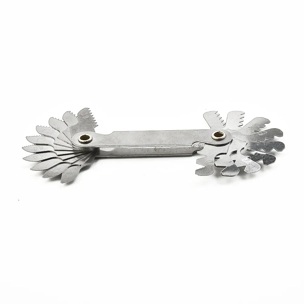 Измеритель резьбы 1 шт. прибор для измерения шага 60 ° стальная резьба высокое