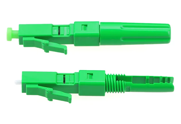 LC APC Fiber Optic Fast Connector LC Cold Splice Optical Fiber Embedded Type LC/APC Leather Wire Optical Cable Quick Adapter