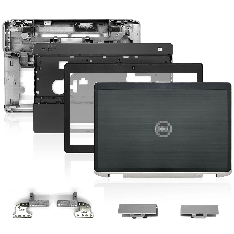 

New Laptop Top Case For Dell Latitude E6530 LCD Back Cover/Front Bezel/Hinges/Palmrest/Bottom Lower Case Cover Non Touch Black