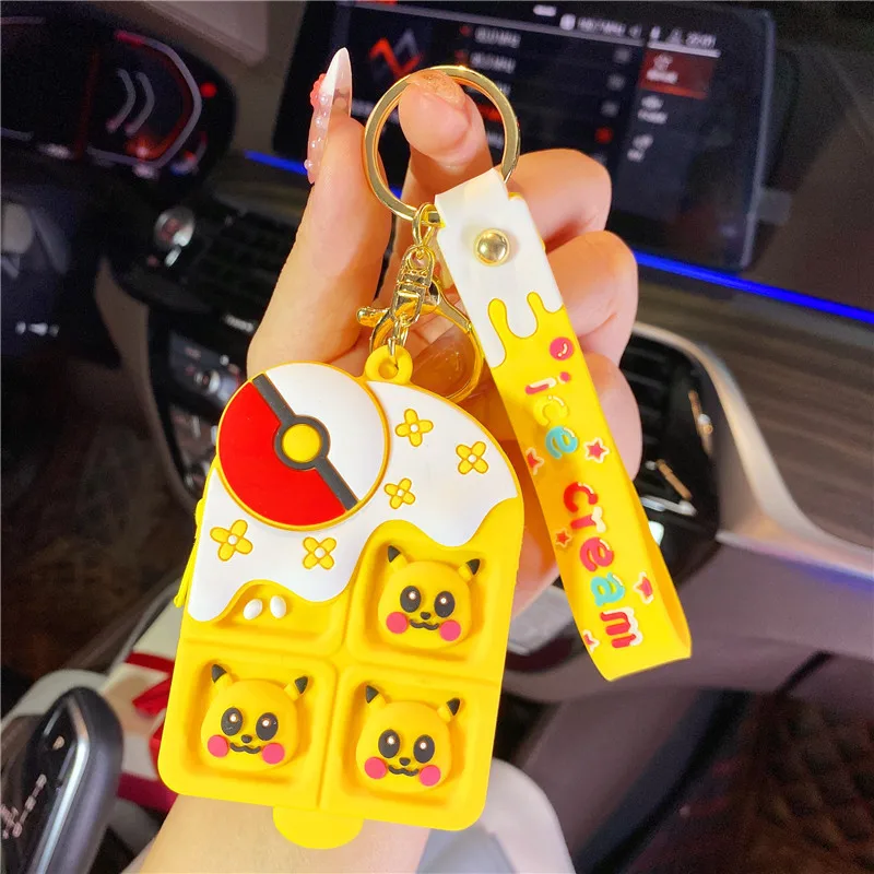 

Покемон креативный мультяшный Милый Пикачу брелок Подвеска маленький подарок монета наушники сумка для хранения рождественские украшения