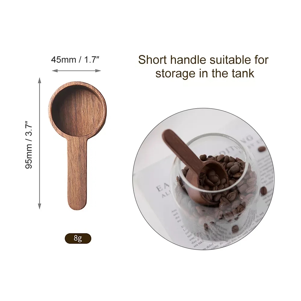 

2022New Wooden Measuring Spoon Set Kitchen Measuring Spoons Tea Coffee Scoop Sugar Spice Measure Spoon Measuring Tools for Cooki