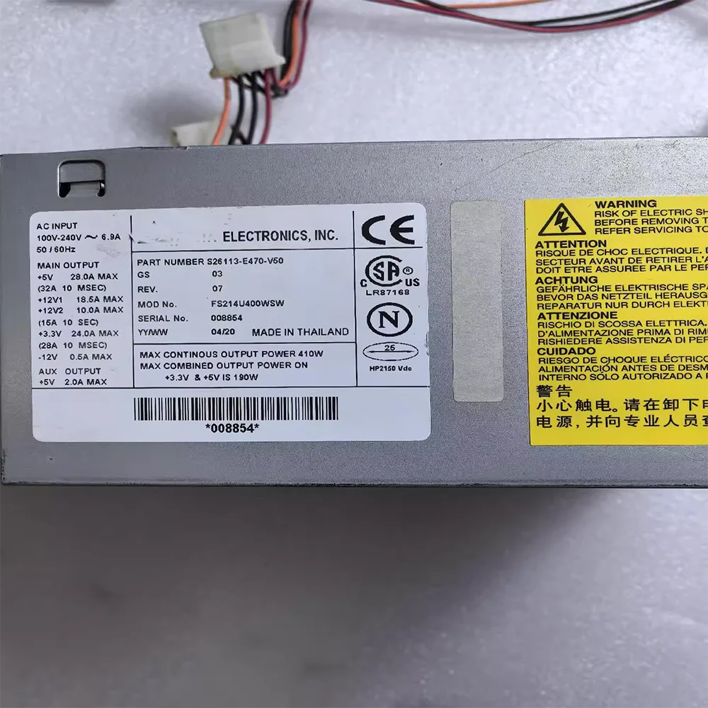 Для Siemens r610 Блок питания для DELTA s26113-e470-v20