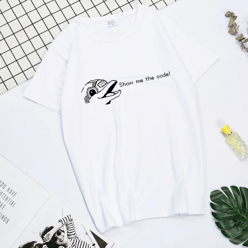 

Flipper Zero Hacker Printed Men T-shirts Cute Animal Dolphin Graphic Digital Technology T Shirt Clothes T-shirty