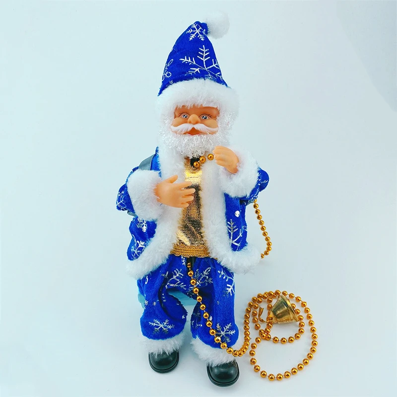 

New Electric Santa Claus Toy Musical Climbing Rope Hanging Plush Doll Gifts For Kid Children Boys Girls Electric Pokemon Kawaii