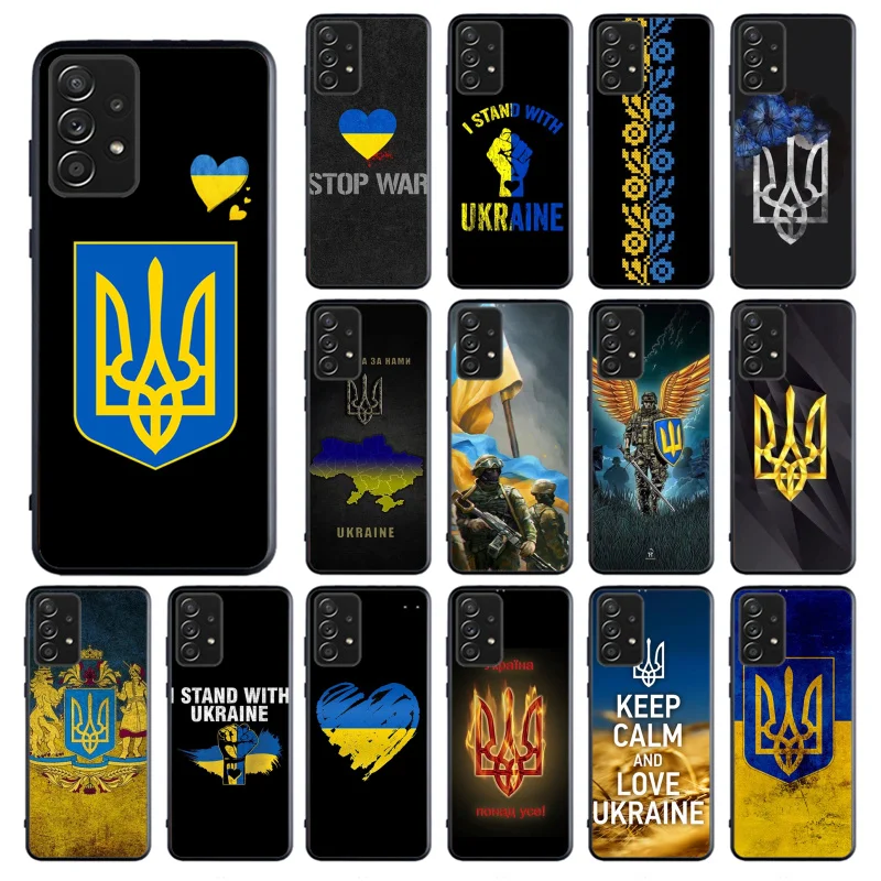 

Hot Ukraine Flag Phone Case for Samsung Galaxy A13 A22 A32 A71 A33 A52 A72 A73 A51 A31 A23 A34 A54 A52S A53