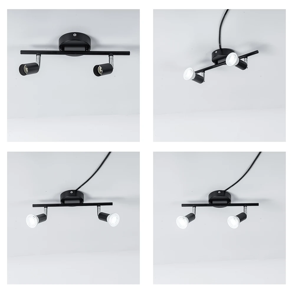 $12.98 Adjustable angle Ceiling Spot Light Fixture Living Room LED Ceiling lamp Bedroom Bed Bedside Indoor Lighting